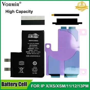 10vnt Vormir daugkartinio Įkrovimo Baterija Ląstelių iPhone 12Pro 13mini 11 X XSMax Didelės Talpos Baterijų Pakeitimas Nr. Pranešimą Pop-ups