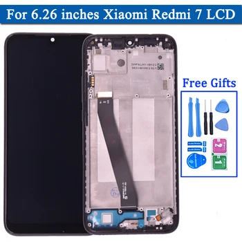 Už Xiaomi Redmi 7 LCD Ekranas Jutiklinis Ekranas skaitmeninis keitiklis Pultas atsarginės Dalys M1810F6LG M1810F6LH Ekranas Dalis