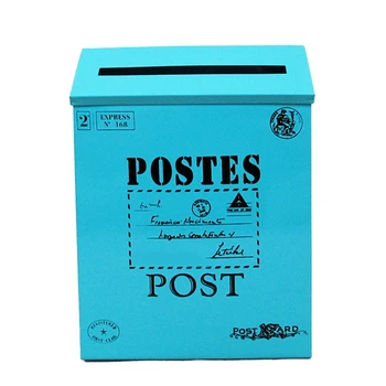 Pašto Dėžutės Derliaus Wall Mount Pašto Dėžutės, Pašto, Pašto Dėžutės Rūdims Atsparus Pašto Turėtojas Tinka Ne Mėlynos