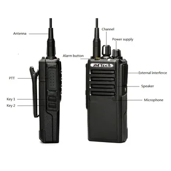 Profesionalūs aukštos galingas 25w fm siųstuvas UHF walkie talkie ilgo nuotolio ryšys du būdu radijo skaitytuvas JM-2501