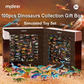100 Pack Imituojamas Dinozaurų Kolekcija Edition Plastiko Dinozaurų Žaislų Rinkinys Vaikams, Vaikiška Gimtadienio, Kalėdų, Velykų Dienos Dovanos