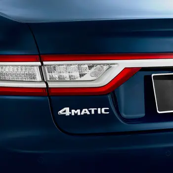 4MATIC Sidabro Auto bagažo skyriaus Durų Sparno ir Bamperio Ženklelis Decal Emblema Lipnios Juostelės Lipduką Pakeisti Mercedes-Benz