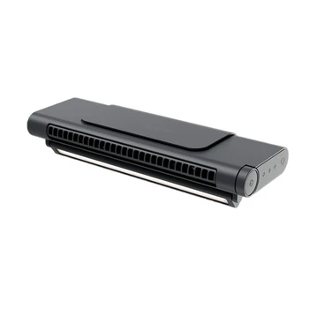 USB Office Nešiojamų Leafless Įkrovimo Ventiliatorius Stiprus Kabo Ekranas Fan (Black,1 komplektą)