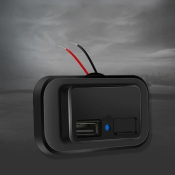 090E Valtis RVs Dual USB Car Lizdas, 12V/24V 3.1 Įkrovimo Lizdo Maitinimo Adapteris