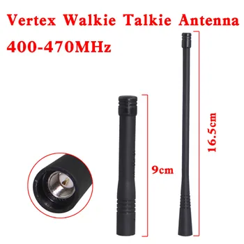 UHF 400-470MHz Antenos Vyras už Vertex VX-160 VX-168 VX-351 VX-354 VX-418 VX-428 Walkie Talkie Du Būdu Radijo