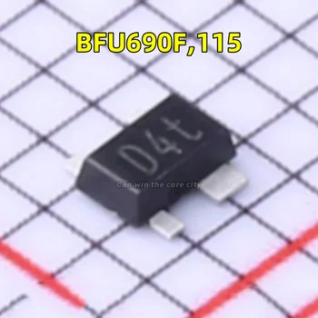 5-100 AK/DAUG Naujų BFU690F BFU690F, 115 ekrano atspausdintas D4t SOT-343 RF tranzistorius originalus sandėlyje
