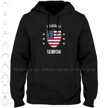 Gruzija Ilgomis Rankovėmis Hoodie Palaidinukė Gruzija Gruzija Gruzija Ctiy Gruzijos Valstybės Gruzijos Miestas, Jav Vėliava, Amerikos Vėliava Amerikos