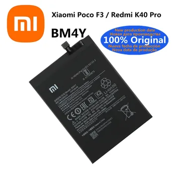Naujas Originalus 4520mAh BM4Y Pakeitimo mobiliojo telefono Bateriją Xiaomi Poco F3 Redmi K40 Pro K40 Pro Įkraunama Baterijas, Bateria