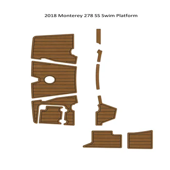2018 Monterey 278 SS Plaukti Platforma Žingsnis Trinkelėmis Valtis EVA Putų Tiko Denio Grindų Kilimėlis Pagrindo Lipni SeaDek Gatorstep Stilius