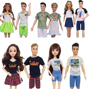 Mados Mylėtojas Drabužių Vaikams, Žaislų, Miniatiūrinės Lėlės Priedai Suknelė Dalykų, Barbie, Ken 