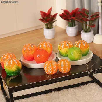 1Set 1/12 Miniatiūriniai Lėlių Apelsinų Vaisiai Nustatyti Modelis Virtuvės Maisto Priedai Doll House Dekoro Vaikai Apsimesti Žaisti Žaislai