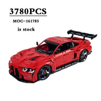 Naujas SS-161785 Lenktynių M4 GT3 Klasikinių Automobilių Sporto 3780pcs 1:8 Scale Lenktynių Kūrimo Bloką, Žaislai Berniukas Žaislai 