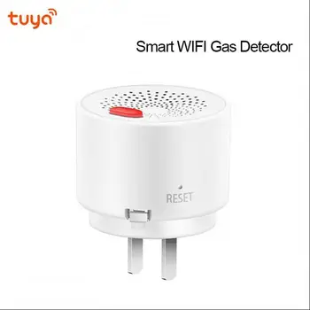 Tuya WiFi Smart Dujų Signalizacijos Jutiklis Namų Plug-in Tipo Dujų Detektorius Smart Gyvenimas/Tuya App 