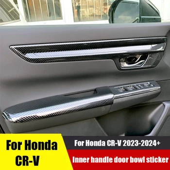 Honda CR-V Vidinės durų apdailos dekoratyvinės juostelės interjero pakeitimas Vidinė durų rankena dubenį lipdukas
