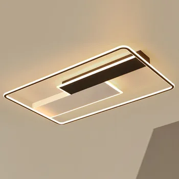 Paprasta, Modernios LED Tamsos Apšvietimo, Lubų Lempa Balta 110cm Stačiakampio Gyvenimo Kambario, Miegamasis Dekoro Rungtynių