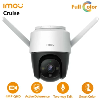 IMOU Cruiser 4MP Spalvotas Kamera, Wifi Smart Stebėjimo Aktyvios Atgrasymo Cam Lauko Vandeniui dvipusio Ryšio Apsaugos