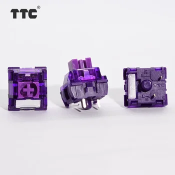 TTC violetinė liepsna greitai linijinis jungiklis 42g RGB Mx klaviatūros naudojimas