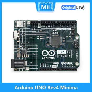 Arduino UNO Rev4 Minimumus, ABX00080 32-bitų Mikroprocesorius, Arm® Cortex®-M4, 12-bit DAC, CAN MAGISTRALĖS