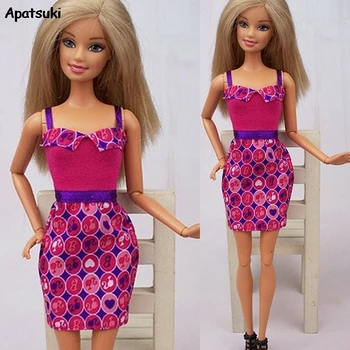 Biuro Vieną-Piece Suknelė Vestido Barbie Lėlės Komplektus Drabužių 1/6 BJD Lėlės Reikmenys, Drabužiai, 1:6 Lėlės 