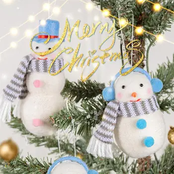 Kabo Kalėdų Ornamentu Lango Sniego Dekoravimo Kalėdų Eglutė įrengimas, Sniego Lėlė Pakabukas Dovana Vilnos Veltinio Švenčių