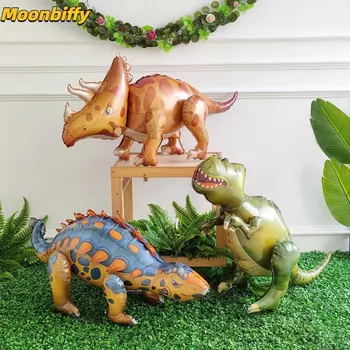 4D Surinkti Milžinišką Dinozaurą Folija Balionai Gyvūnų Balionai Vaikų Dinozaurų Gimtadienio Dekoracijas Balionas Berniukas Vaikams, Žaislai