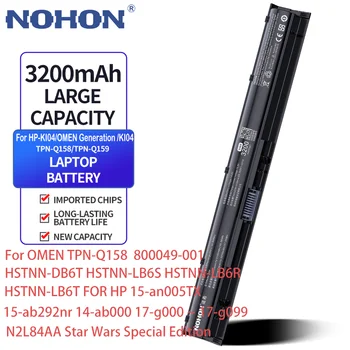 NOHON KI04 3200mAh Laptopo Baterija HP ŽENKLAS TPN-Q158 800049-001 HSTNN-DB6T HSTNN-LB6S HSTNN-LB6R HSTNN-LB6T 15-an005TX