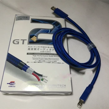 Hifi Furukawa GT2 USB Kabelis USB 2.0 Kabeliai USB-B sidabruotas OCC Vario A-B Usb Audio Kabelis