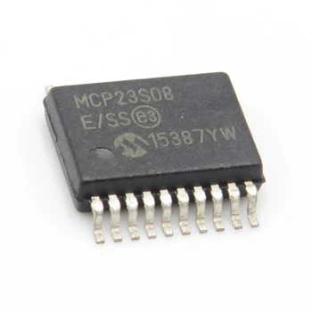 MCP23S08-E/SS Pleistras SSOP-20 MCP23S08 8-bitų I/O Expander Chip-IC sąsaja visiškai Naujas Originalus Sandėlyje