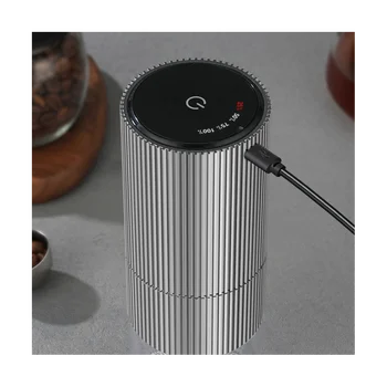 Elektrinis Kavos Malūnėlis Automatinis Kavos Pupelių, Prieskonių Espresso Kavos Aparatas Maker USB Įkroviklis Šlifuoklis Black