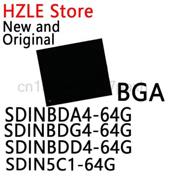 1pcs Naujas ir Originalus bandymas BGA RONNYIC SDINBDA4-64G SDINBDG4-64G SDINBDD4-64G SDIN5C1-64G SDIN5C2-64G SDIN5C4-64G EMMC64G-M525