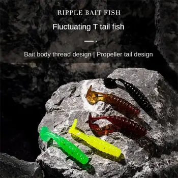 Pranešk apie netikrą Masalas Minkštas Masalas Naujas Žvejybos Jaukų, Žvejybos Luya Masalas Bionic T-tail